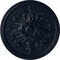 Ekena Millwork Bradford Ceiling Medallion (Fits Canopies up to 6 5/8"), Hnd-Painted Midnight Dream, 32 5/8"OD x 2"P CM32BRMDF - alternate 1